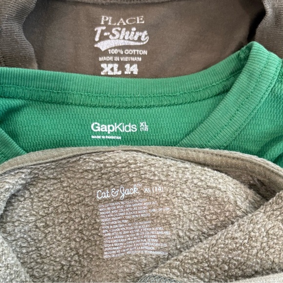 Gap Kids, Cat & Jack, Place Long Sleeve Shirt Sweatshirt Hoodie Boys XL 12/14 - Picture 14 of 16